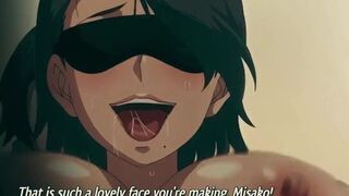 Замужняя женщина с большими сиськами любит трахать член своей большой задницей | Хентай порно